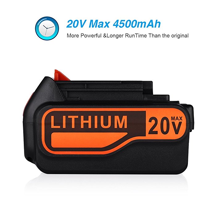 20V Volt 1.5 AH MAX Lithium-Ion Battery for Black&Decker LB20 LBXR20  LCS1620-OPE