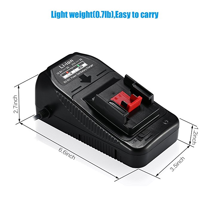 20V 3000mAh Li-ion Rechargeable Power Tools Battery Pack for Black
