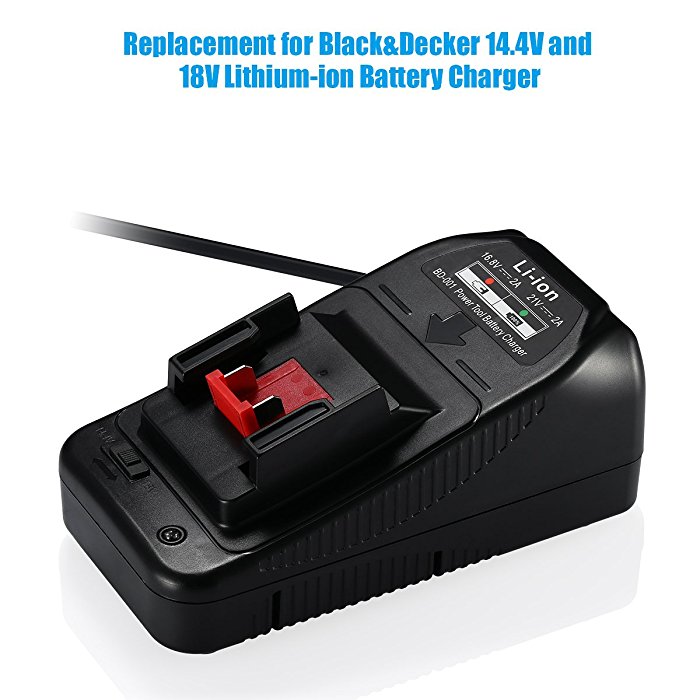 Black&Decker Battery Charger for 14.4V-18V Replacement Power Tool