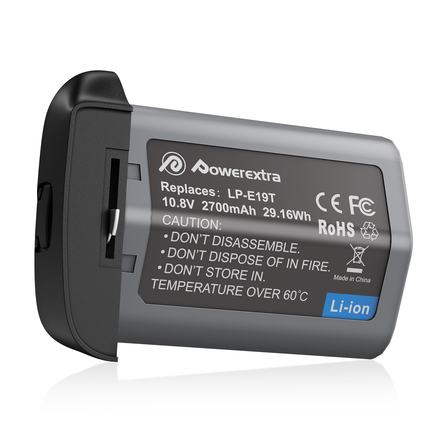 Powerextra Replacement Canon LP-E19 Battery for Canon Eos 1DX