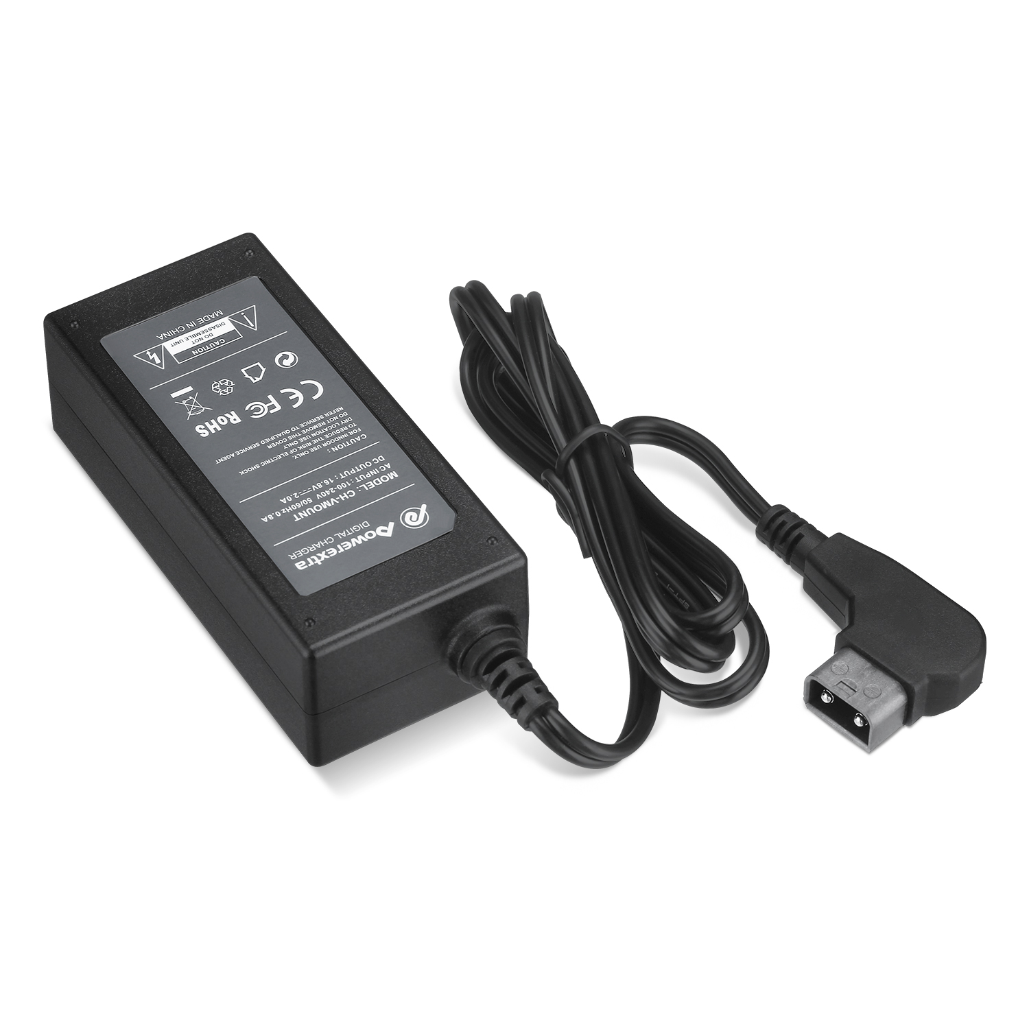 Powerextra D-Tap Charger with D-Tap Cable for V Mount Battery/V Lock Battery /Gold Mount Battery